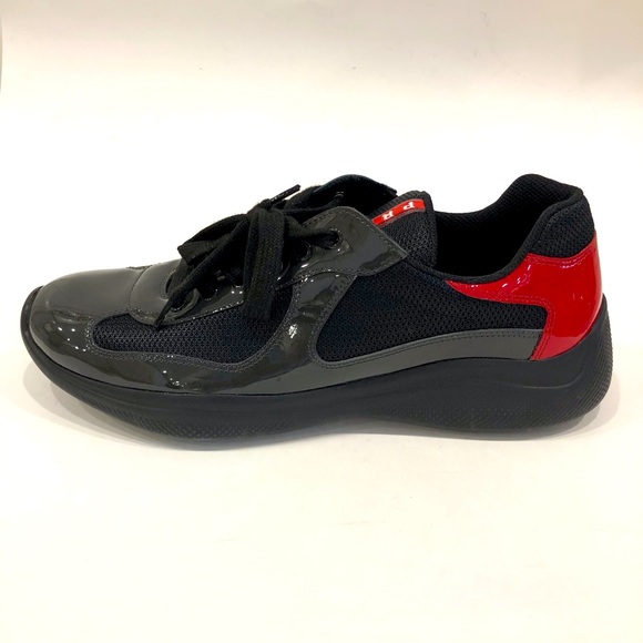 PRADA Patent Leather America's Cup Sneakers - Picture 3 of 8